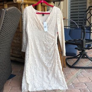Ralph Lauren cream lace dress size 12